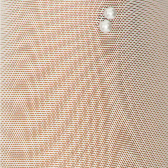 Superdown White Chiffon Mini Dress SMALL Bodycon Gloves Bridal Strapless $92 NEW - Picture 5 of 11